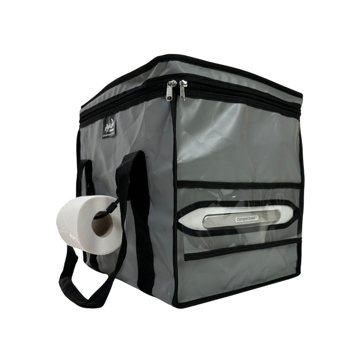 Australian-made canvas travel bag for the Cuddy composting toilet