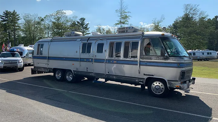 a vintage Airstream